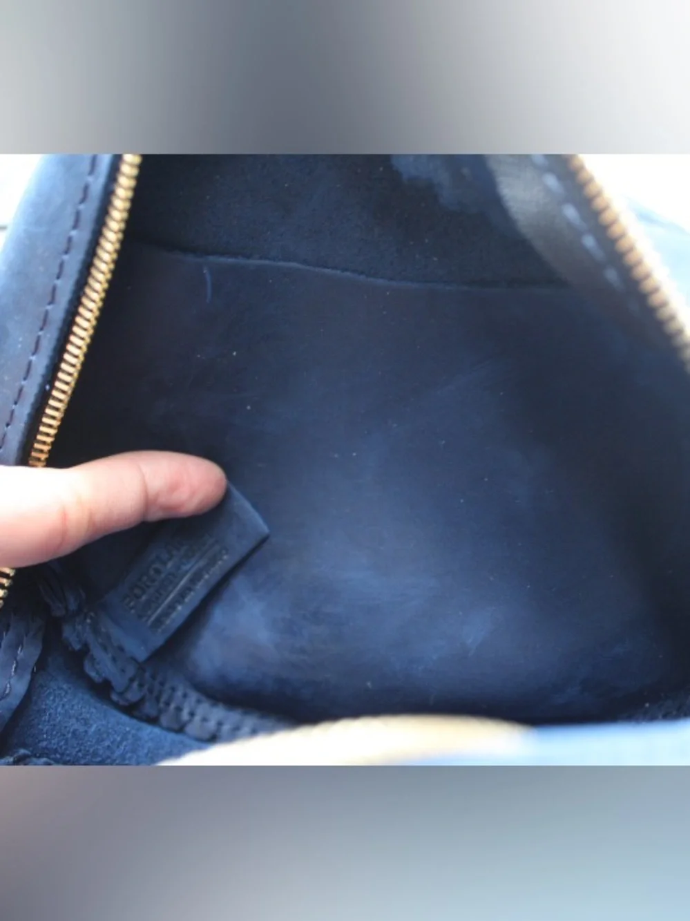 NWOT Portland leather Goods circle cross body bag